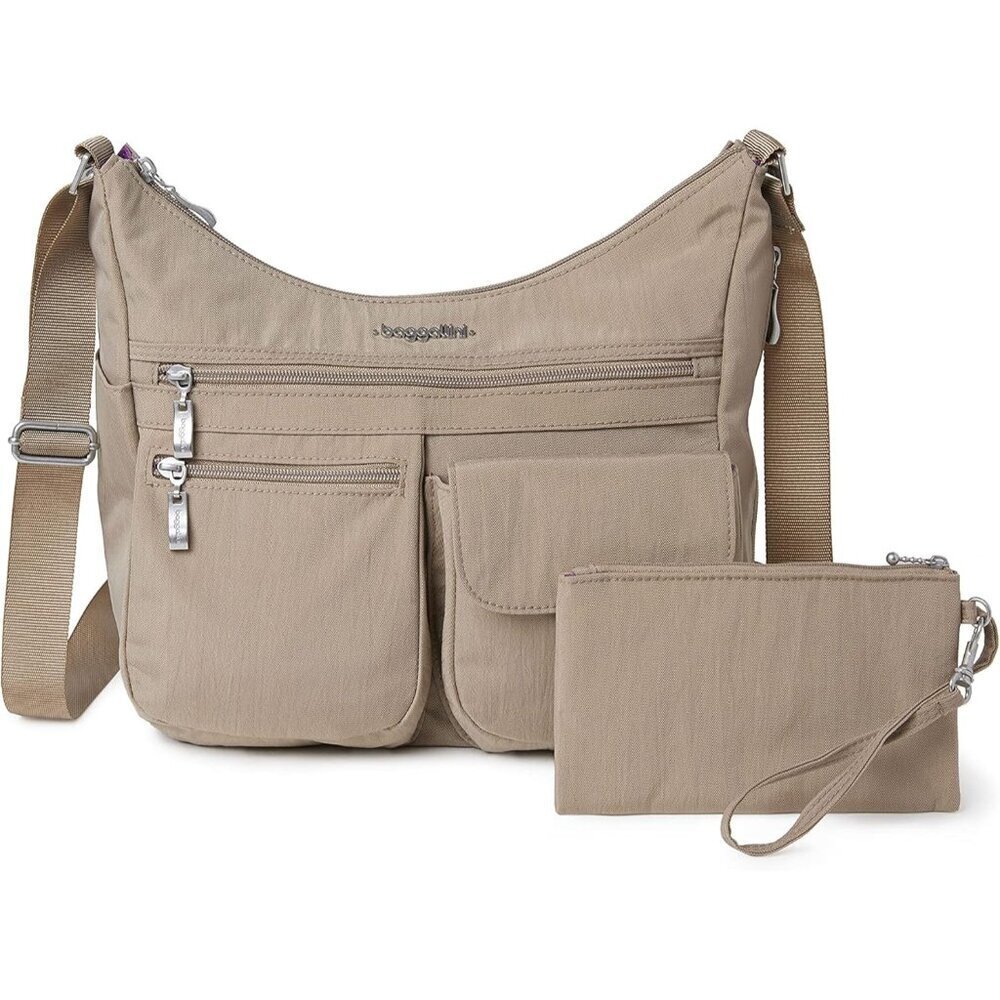 Women's Nylon Crossbody Bag Water-resistant Travel Purse RFID Large